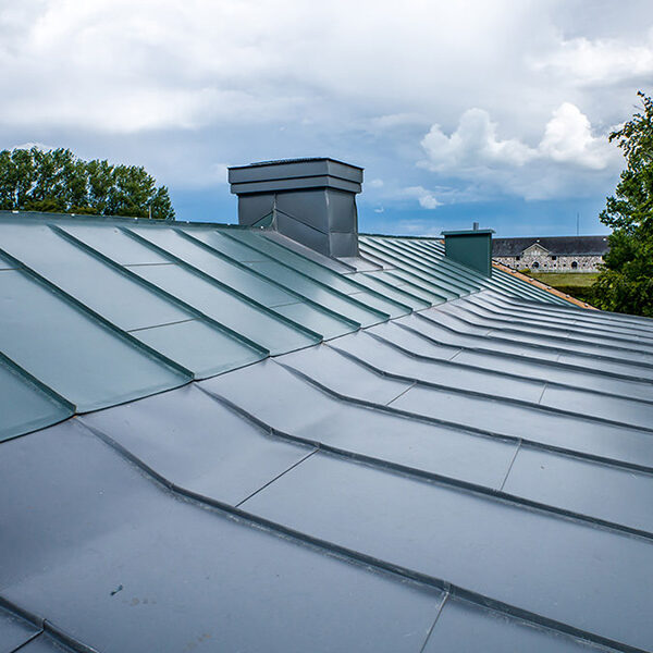 4 Lagga Bandtackt plat Dubbelfalsat Plattak trangsund huddi