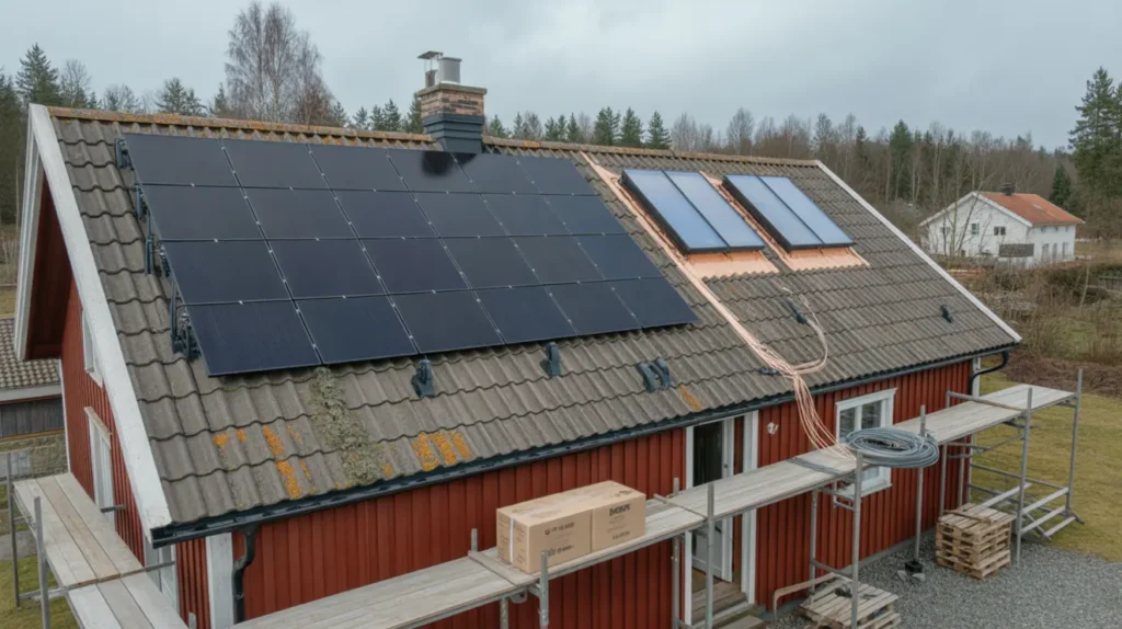 installera solcellspaneler och solf ngare p villan val takkrav l nsamhet och gr nt avdrag