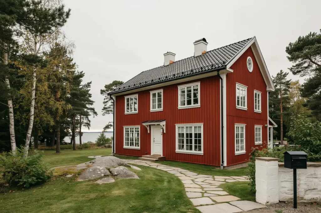 oml ggning av betongpannor p villa i solsidan saltsj baden
